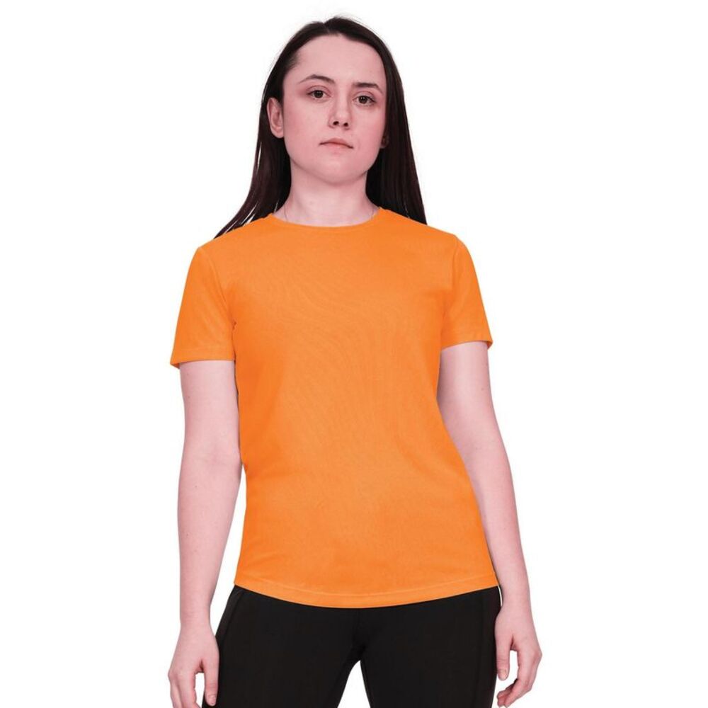 Casual Classics Womens/Ladies Original Tech T-Shirt / Cyber Orange
